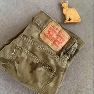 Levi’s 511 Men’s Camo Pants Skinny/Slim Cut 28x29